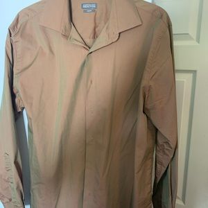 Kenneth Cole Reaction light brown dress shirt